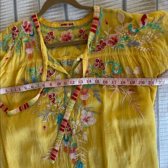 Johnny Was Embroidered Top Size S - Picture 4 of 8